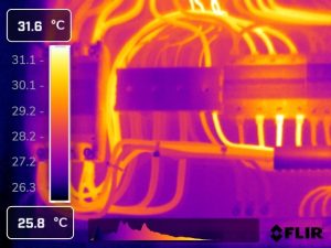 Termogramă componentă electrică